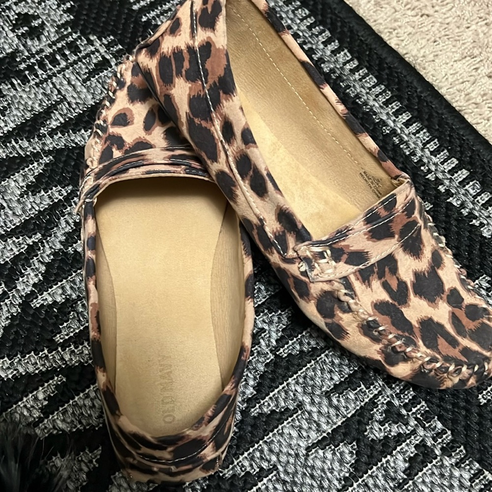 Animal Print Loafers